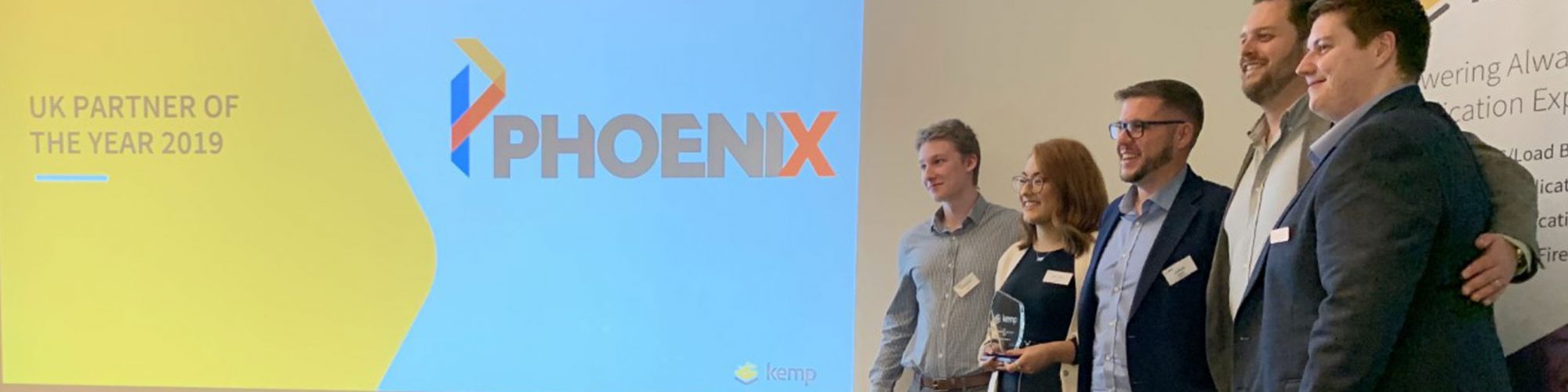 Phoenix recognised for their outstanding contribution helping customers achieve an always-on application experience with Kemp
