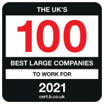 The UK's 100 Best Large Companies to Work For 2021
