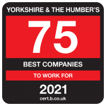 Yorkshire and the Humber's 75 Best Companies to Work For 2021