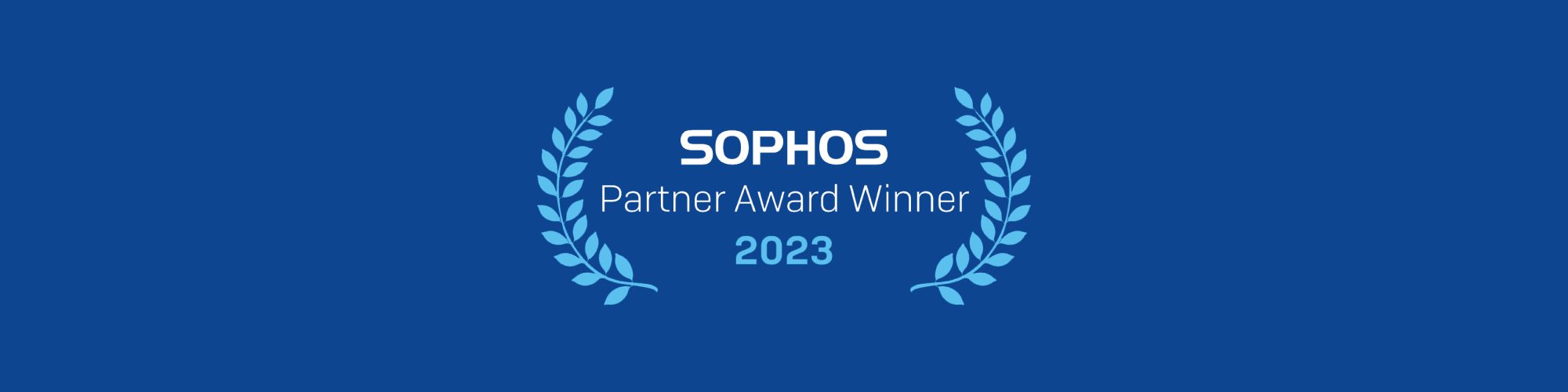 We’re a winner! Sophos Public Sector Partner of the Year award  – EMEA North 2023