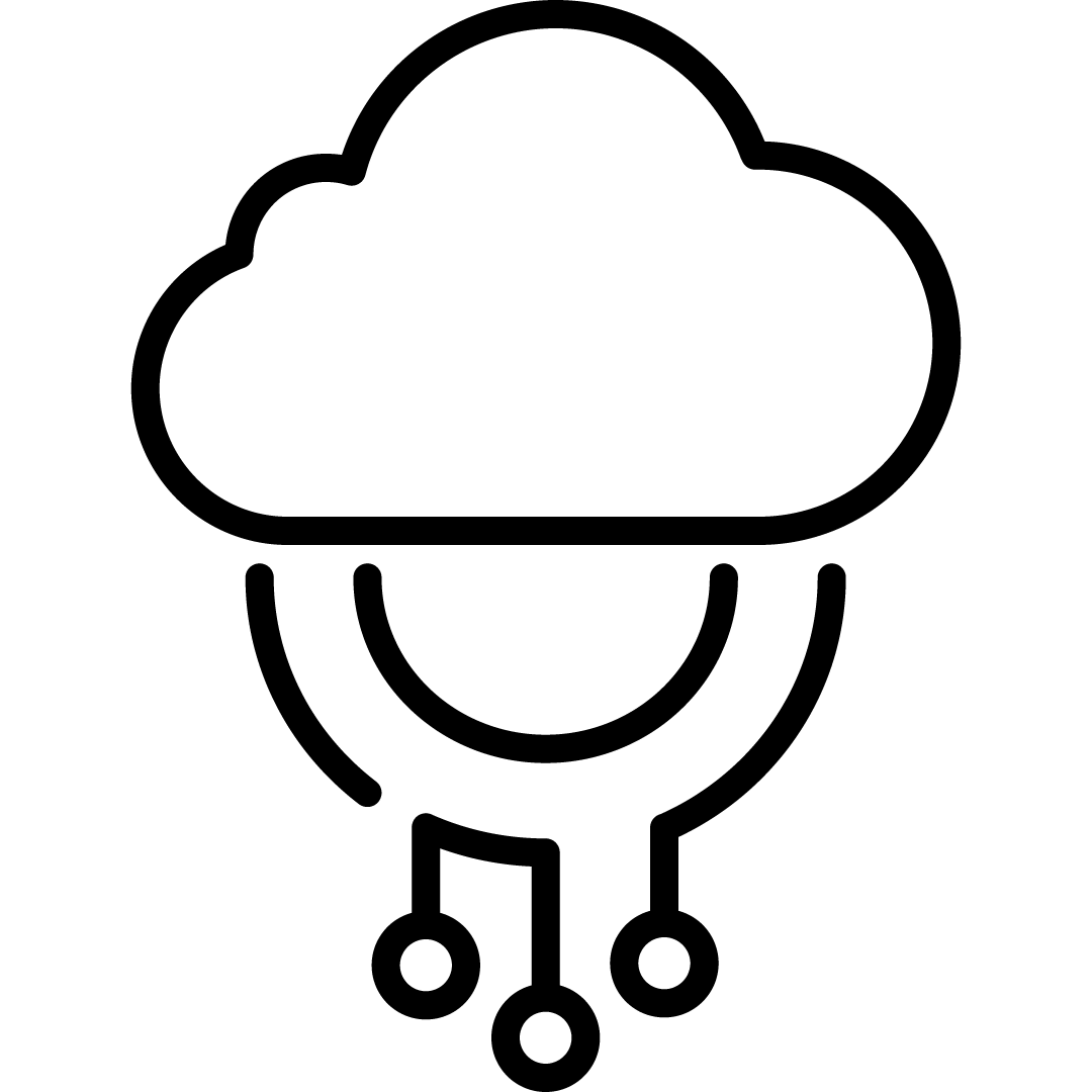Cloud and infrastructure icon