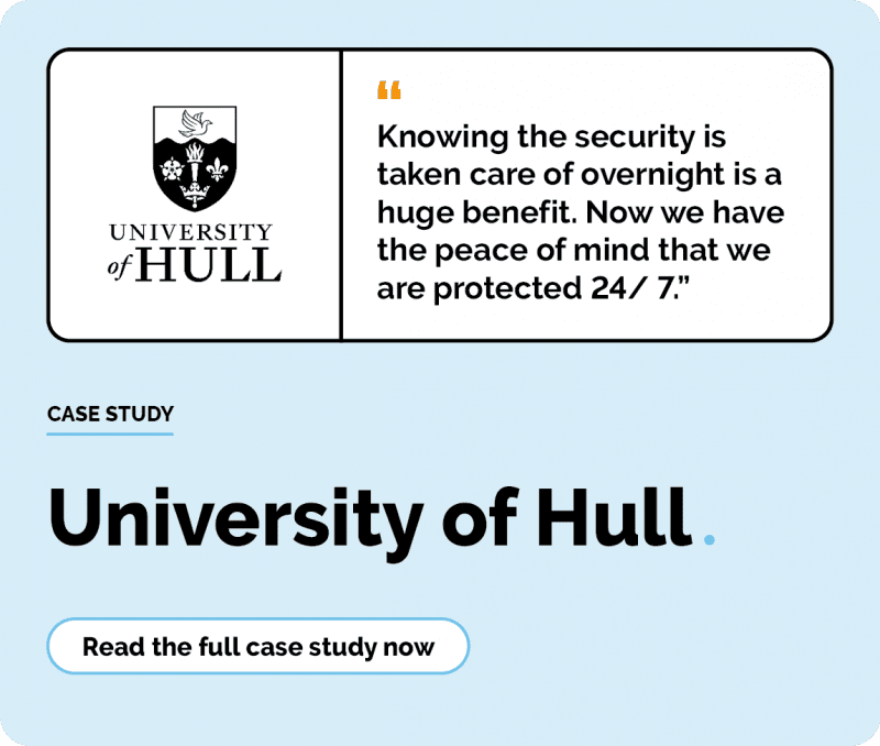 Image text - Case study. University of Hull. Read the full case study now.