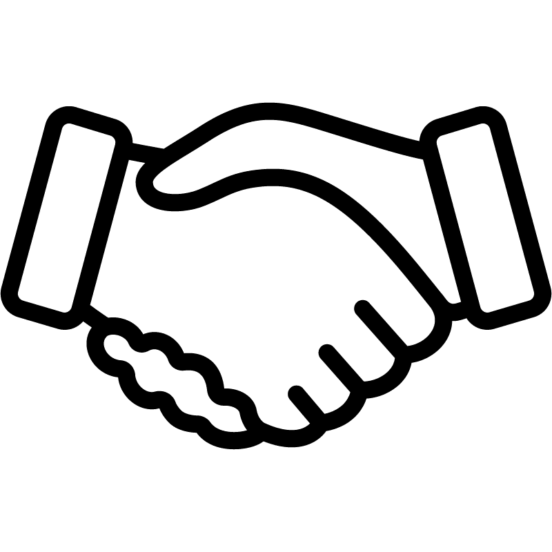 Black icon of Charity sector organisations