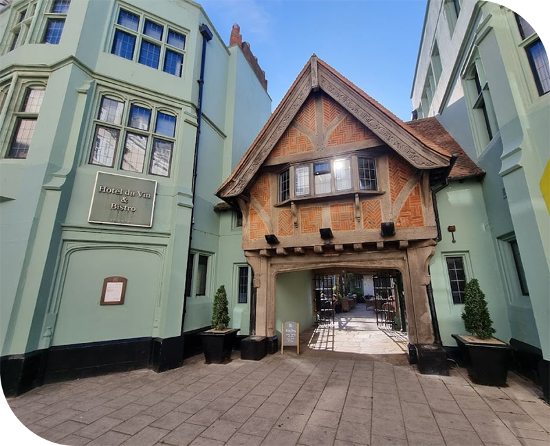 Image of the outside of Hotel du Vin Brighton