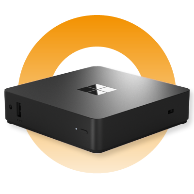 W365 Link device alone on an angle