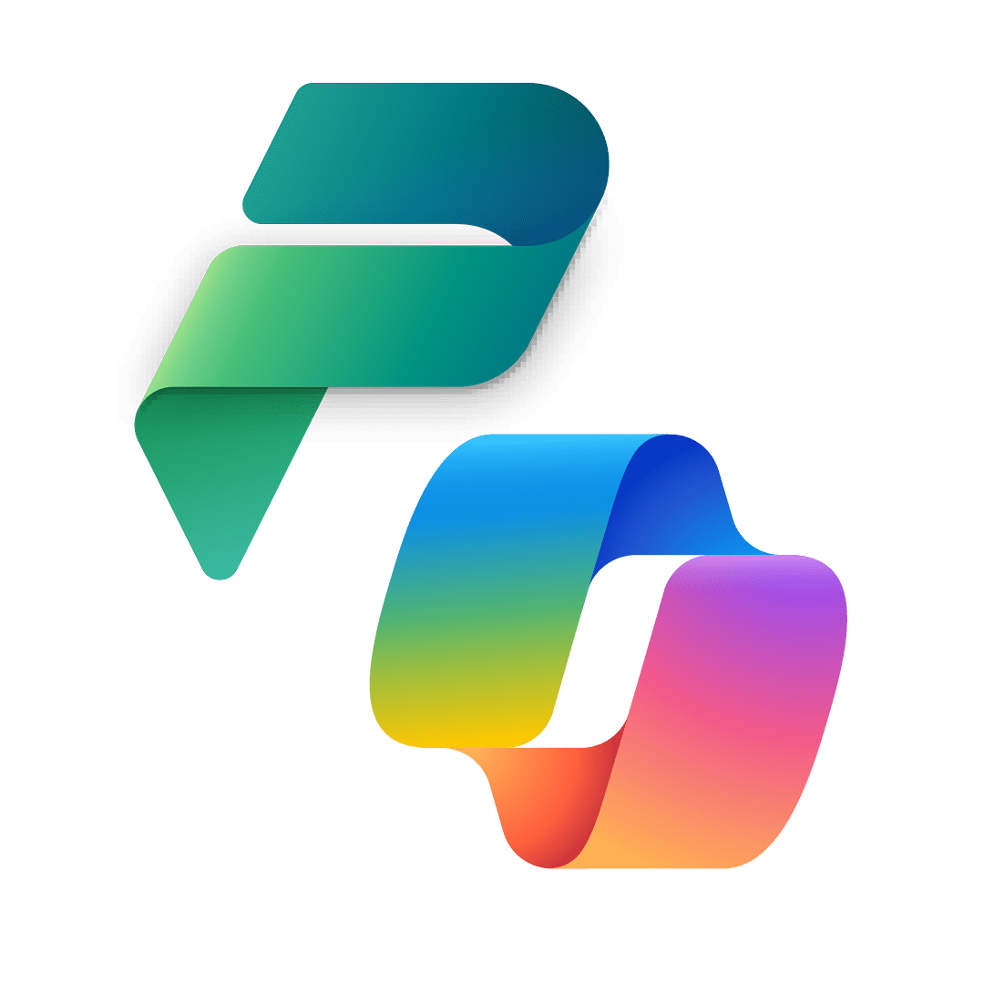 Microsoft 365 Copilot and Microsoft Power Platform Logos