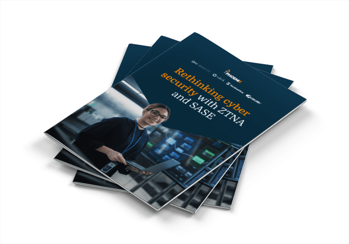 Rethinking cyber security with ZTNA and SASE mock up