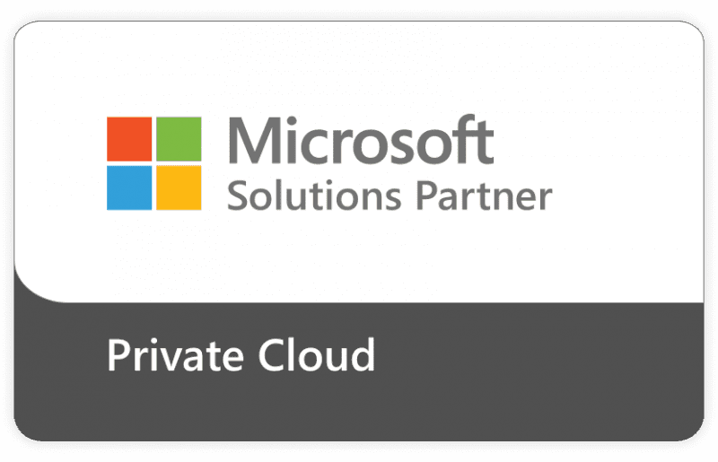 Microsoft Solutions Partner designation for Private Cloud Logo