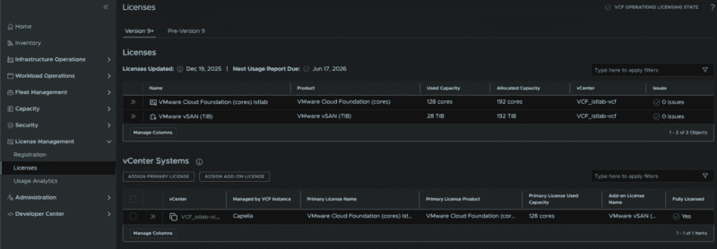 centralised license management