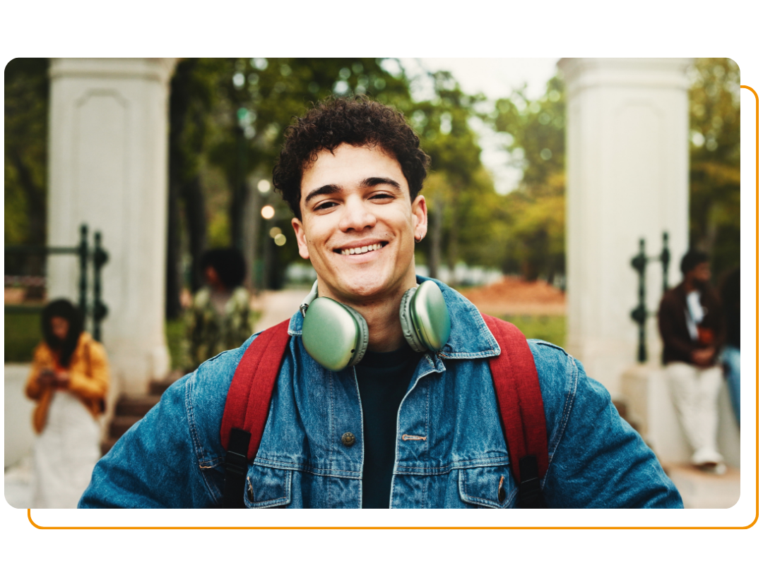 smiling student