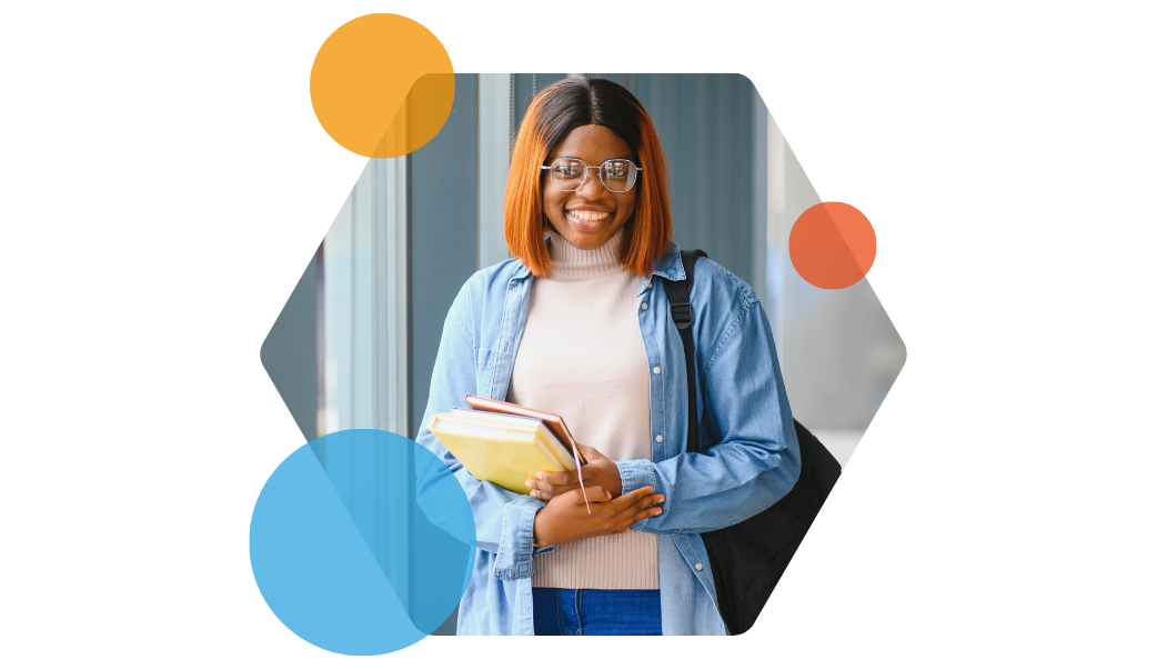 student smiling