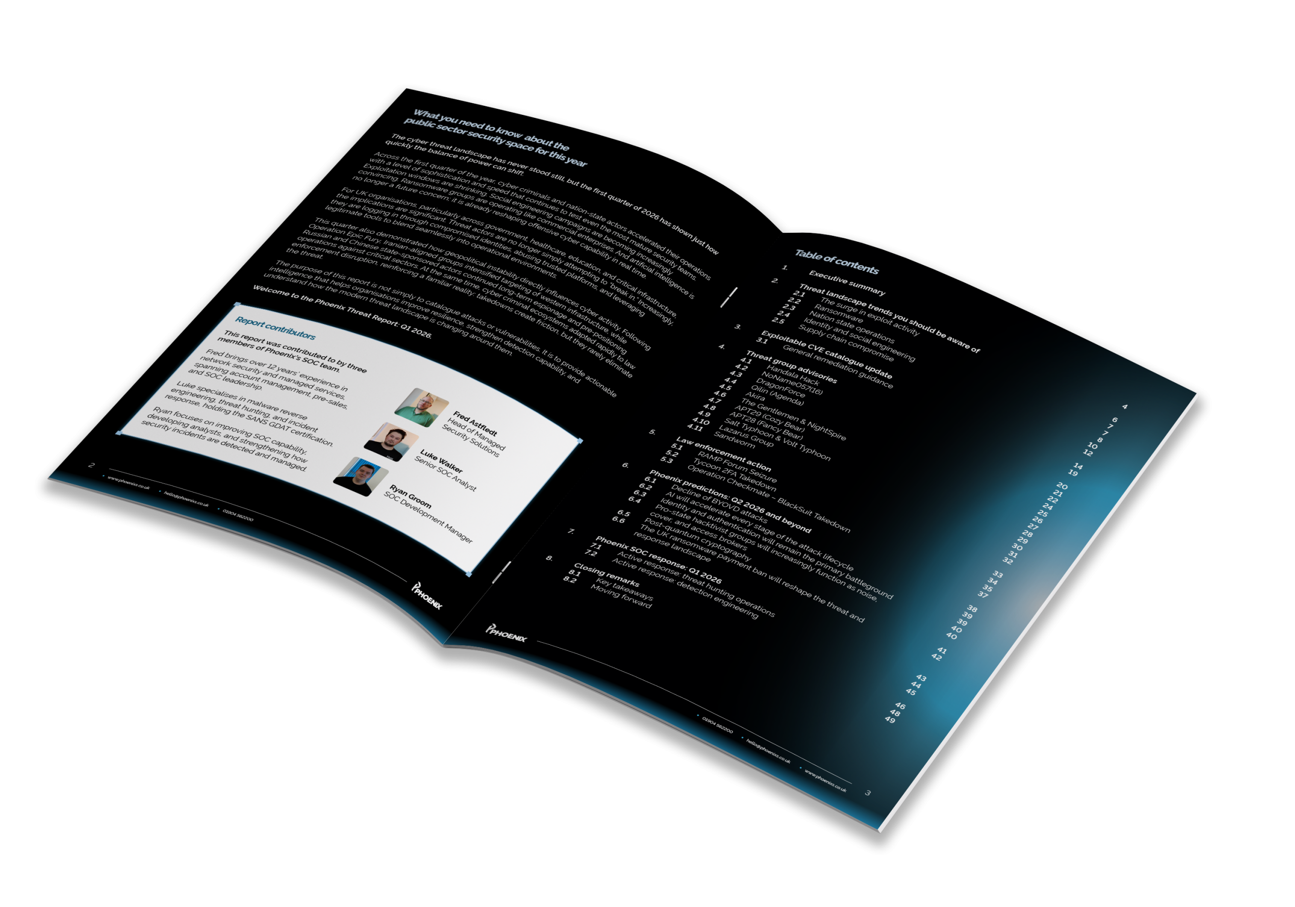 threat report page 1 and 2